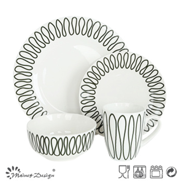 Restaurante Luxo Alto 16PCS Dinnerware Set